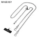 MAGEASY 時尚機能金屬鏈手機掛繩 可調式鏈長 金屬鏈掛繩/掛繩夾片組
