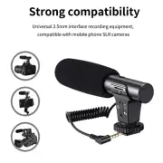 Universal Shotgun Mic for Camera - Camera Microphone or Mobile for Recording