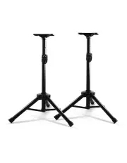 [Alpha] Adjustable Speaker Stands Set Of 2 Black