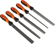Bahco Engineers File with Handles 5-Pieces Set, 8-Inch Size