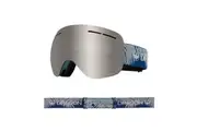 Dragon X1S Goggle in Woven Palms Silver Ion + Flash Blue