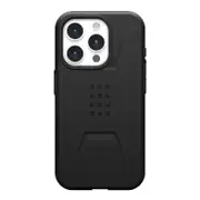 UAG Civilian Magsafe Apple iPhone 15 Pro (6.1') Case - Black (114275114040), 20 ft. Drop Protection (6M), Armored Shell, Raised