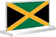4×6 Inch Jamaica Acrylic Desk Flag,10×15cm Small Jamaican Indoor Banner,Tiny Printing Decor For Office Home Table Meeting