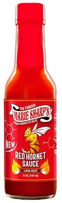 Marie Sharps Extra Fiery Red Hornet Pepper Hot Sauce Gluten Free | 5oz
