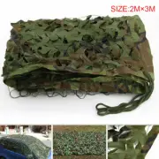 2mx3m Camo Net Hunting Shooting Camouflage Hide Army Camping Woodland Netting UK