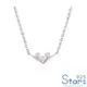 【925 STARS】純銀925輕奢V型珍珠造型項鍊 純銀項鍊 造型項鍊 珍珠項鍊 情人節禮物