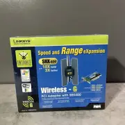 Linksys WMP54GX4 Speed Range SRX400 Brand New Sealed