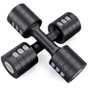 Adjustable Dumbbells 5 Lb Dumbbells Set of 2 / Pair 10lbs Total Free Weight