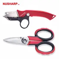 在飛比找PChome24h購物優惠-NUSHARP 991+eshears 電工刀套組