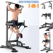 Power Tower Chin Up Multi-Grip Bar Station Pull Up Home Gym Fitness Power Rack