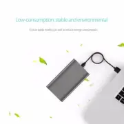 Type C to MSATA Enclosure Mini-SATA SSD to USB3.1 for Case Aluminum Allo