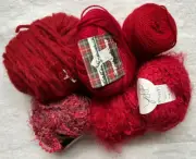 REDS! Plymouth - Blue Sky Alpacas - Creative Yarns Super Kid - No Label - GGH