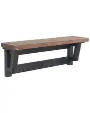 Alaterre Adam 42In Wood Coat Hook With Shelf