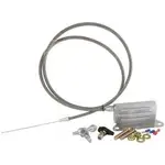Aeroflow Kickdown GM Th400 Cable Chrome Finish - AF72-7004