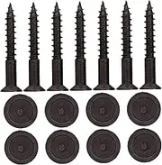 OSALADI Set of Self Tap Screws for Cabinet Wood Plastic Cross Head Design Wall Plate Replacement for Drawer Pulls