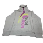 The North Face Womens Logo On Front Hoodie Large