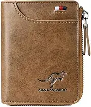 [JIANK] Reshline Men’s RFID Blocking Wallet, KHAKI, Vintage