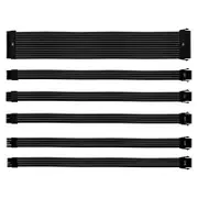 Cooler Master Universal PSU Sleeved Extension Cable Kit V2 - Black-CMA-NEST16XXBK1-GL