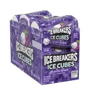 ICE BREAKERS ICE CUBES ARCTIC GRAPE Sugar Free Chewing Gum, Made with Xylitol,