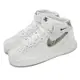 Nike 休閒鞋 Wmns Air Force 1 07 Mid 女鞋 白 蛇紋 經典款 中筒 DD9625-101