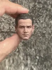 Jango Fett Male Head Sculpture Model 1/6 For 12'’ Action Figure Body