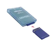 MX4SIO SIO2SD SD Card Adapter for PS2 Memory Card Expansion for SIO Blue Clear