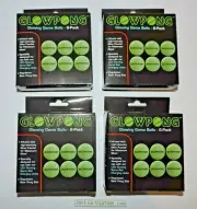 GlowPong Glowing Game Balls 6-Pack Regulation Beer Pong Size, Set of 6, NEW, NIB