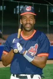 Joe Carter Cleveland Indians poses for this portrait prior to Baseball '88 Photo