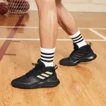 【現貨速發】ADIDAS OWNTHEGAME團隊款實戰籃球運動鞋男子阿迪達斯官方 黑/金色 41