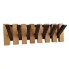 Coat Rack Wall Mount, Wood Coat Hooks Wall Mounted with 7 Hooks|