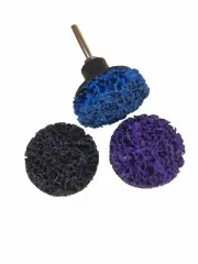 2” Roloc Holder W/[3] Polishing Grinding Stripping Cleaning Discs