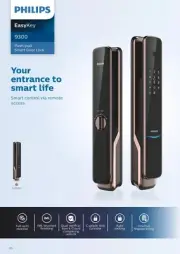 PHILIPS [9300] Fingerprint Remote Unlocking WiFi Door Lock + Intercom Viewer