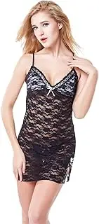[SUABON] Women Sleepwear Sexy Lingerie Lace Floral Lingerie Bodysuit Mesh Babydoll Night