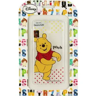 【Disney】HTC Desire 620 彩繪透明保護軟套