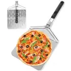 Perforated Pizza Peel 22.2×9.4 Inch Rectangular Pizza Turning Peel PP