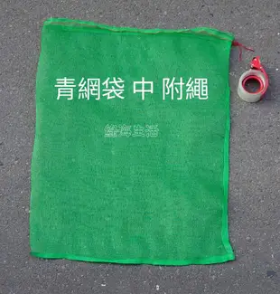 【綠海生活】16目青網袋 (5尺*5尺 約149*150cm 附繩) 綠網袋 資源回收袋 防蟲網 保特瓶回收袋