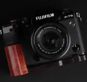 New Wood Camera L Hand Grip Wooden Baseplate For Fujifilm XT5 Fuji X-T5 Camera