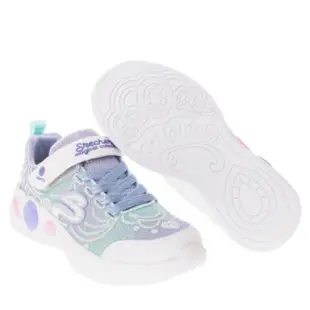 【SKECHERS】Princess Wishes 中童 女童 休閒鞋 燈鞋 公主 閃亮 紫彩(302686LLVMT)