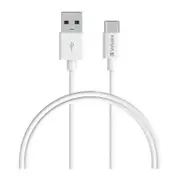 Verbatim 66584 1m Charge & Sync USB-C Cable USB C to USB A, up to 3A / QC 2/3 - White