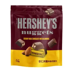 【Hersheys 好時】金磚杏仁夾餡牛奶巧克力 分享包(112g)