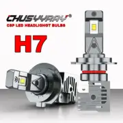 For Smart Fortwo 2008-2015 H7 LED Headlight Bulb Kit High Low Beam 6000K White