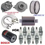 Tune Up Kit Filters Cap Spark Plugs Wire For CHEVY K1500 V6 4.3L; TBI 1992-1995