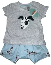 NEW! Peter Alexander Baby Dalmatian Dog Pyjama Set - Size 0 (6-12 Mths)