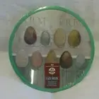 Boston Warehouse 12" Lazy Susan Egg Variety NEW Multicolor Eggs BPA Plastic Trim