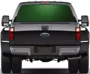 Green Honeycomb Rear Window Graphic Decal Sticker Car Truck SUV Van Metal 302