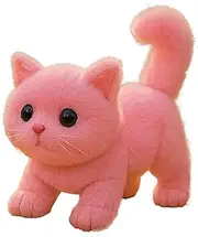 Realistic Robot Cat, Interactive Toys, Electric Fake Cat for Friends Girls Boys Son Daughter Family Home Offices Valentine's Day