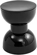 Leefasy Small End Table Plant Stand Decor Bedside Table Creative Indoor Furniture for Office NightStand Balcony, Black