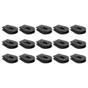 15Pcs Wheeled Cord Locks for Drawstring Toggle Slider Stopper, 1.2x1.5 Inch