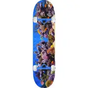 Powell Mini Logo Skateboard Assembly K20 Fish Tank 8.0" x 31.45"