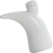 BESPORTBLE Bone China Condiment Bottle Ceramic Seasoning Pot Spice Bottle for Home Restaurant White Kitchen Supplies